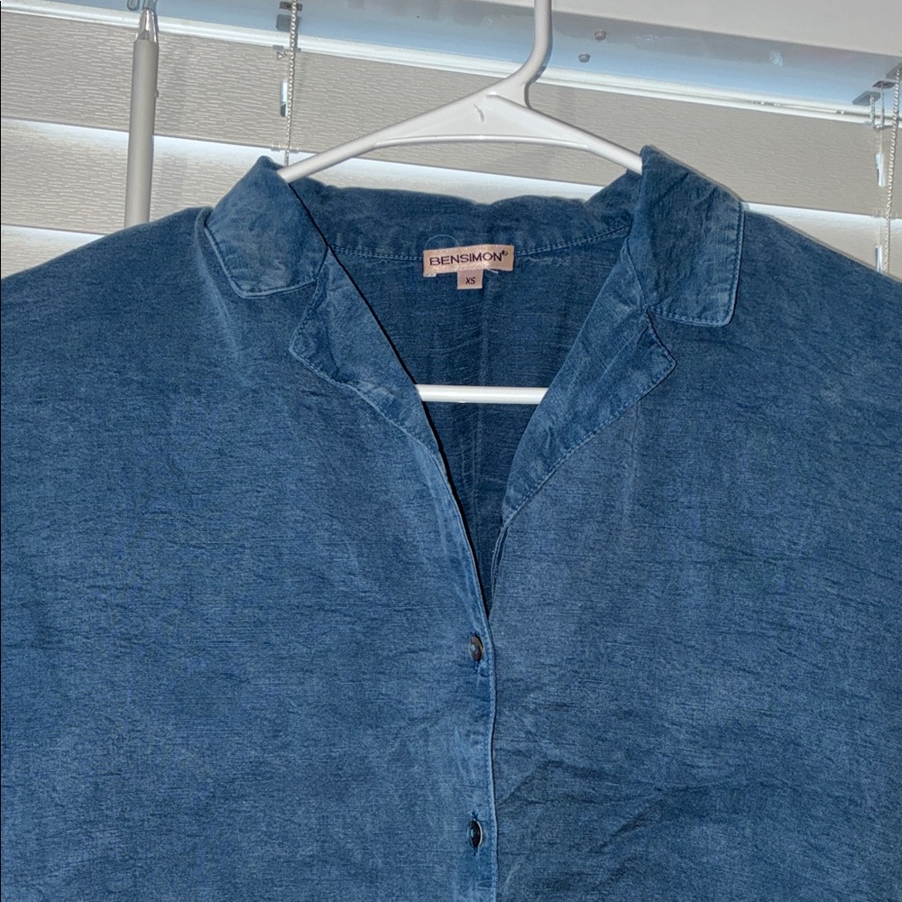 Bensimon Short Sleeve Button Down Shirt - Picture 2 of 11